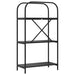 Raft pentru cărți Stejar Negru 60 x 30 x 109 cm Lemn compozit - WALTI WALTI