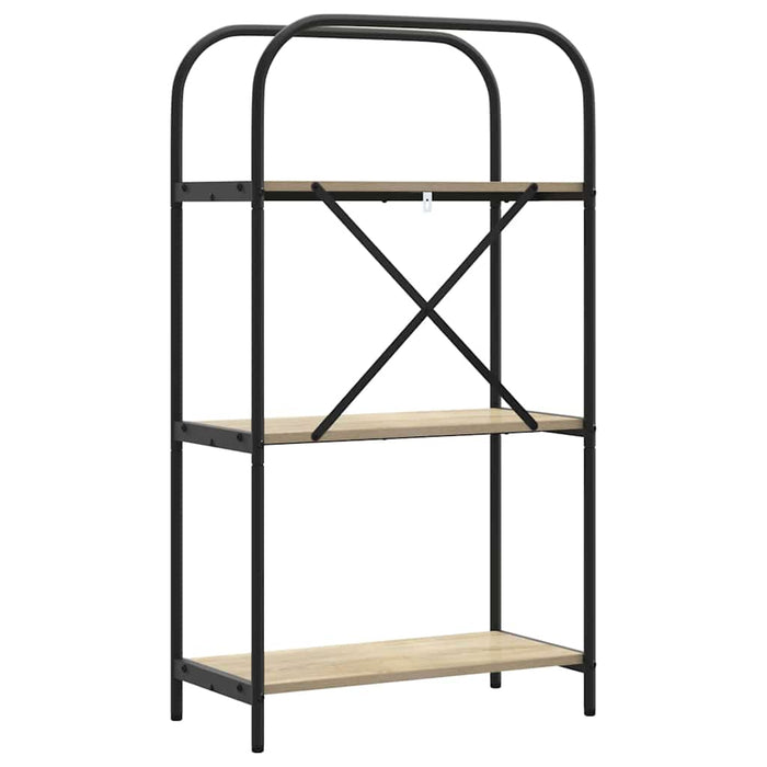 Raft pentru cărți Stejar Sonoma 60 x 30 x 109 cm Lemn compozit - WALTI WALTI