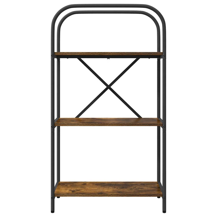 Raft pentru cărți Stejar fumuriu 60 x 30 x 109 cm Lemn compozit - WALTI WALTI