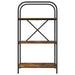 Raft pentru cărți Stejar fumuriu 60 x 30 x 109 cm Lemn compozit - WALTI WALTI