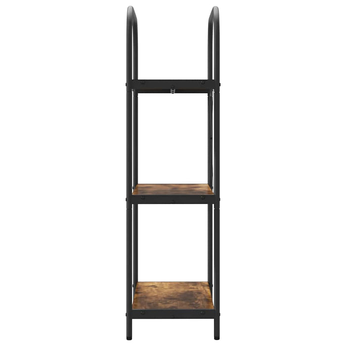 Raft pentru cărți Stejar fumuriu 60 x 30 x 109 cm Lemn compozit - WALTI WALTI