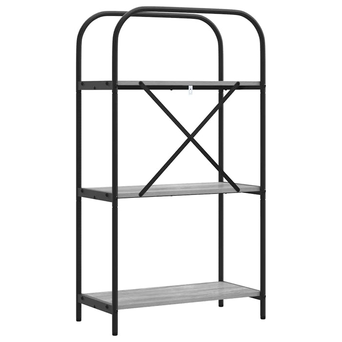 Raft pentru cărți Gri Sonoma 60 x 30 x 109 cm Lemn compozit - WALTI WALTI