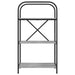 Raft pentru cărți Gri Sonoma 60 x 30 x 109 cm Lemn compozit - WALTI WALTI
