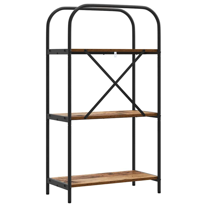 Raft pentru cărți Lemn vechi 60 x 30 x 109 cm Lemn compozit - WALTI WALTI
