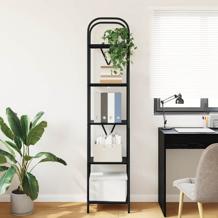 Raft pentru cărți Stejar Negru 40 x 30 x 183 cm Lemn compozit - WALTI WALTI