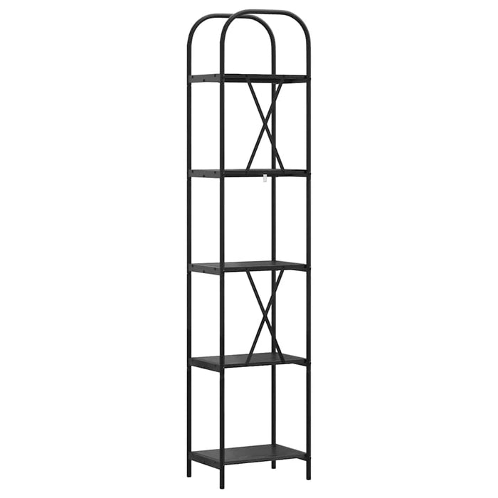 Raft pentru cărți Stejar Negru 40 x 30 x 183 cm Lemn compozit - WALTI WALTI