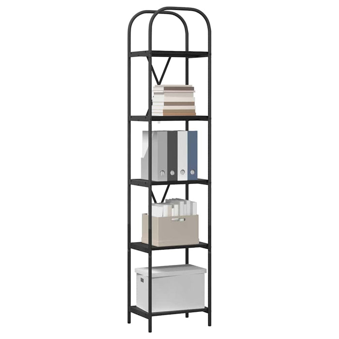 Raft pentru cărți Stejar Negru 40 x 30 x 183 cm Lemn compozit - WALTI WALTI