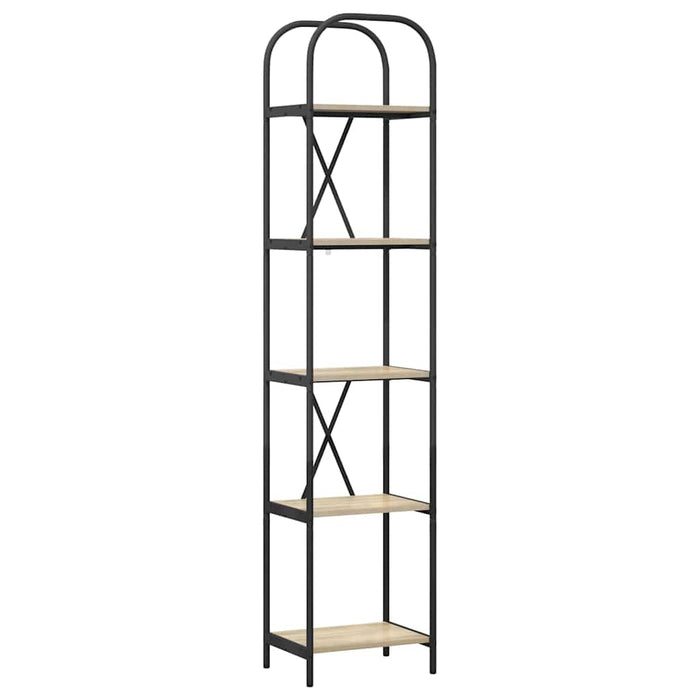 Raft pentru cărți Stejar Sonoma 40 x 30 x 183 cm Lemn compozit - WALTI WALTI