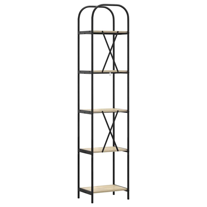 Raft pentru cărți Stejar Sonoma 40 x 30 x 183 cm Lemn compozit - WALTI WALTI