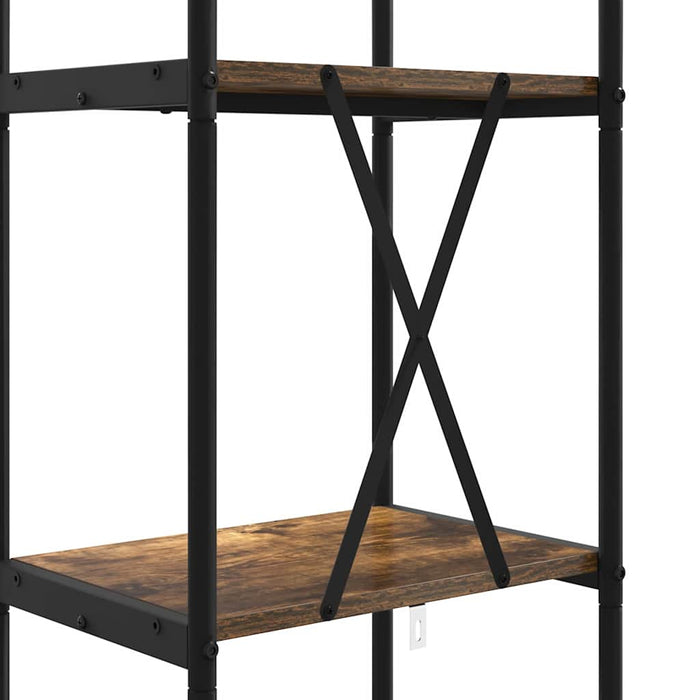 Raft pentru cărți Stejar fumuriu 40 x 30 x 183 cm Lemn compozit - WALTI WALTI