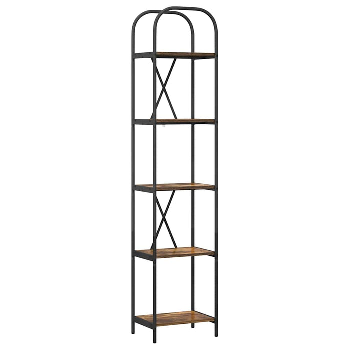 Raft pentru cărți Stejar fumuriu 40 x 30 x 183 cm Lemn compozit - WALTI WALTI