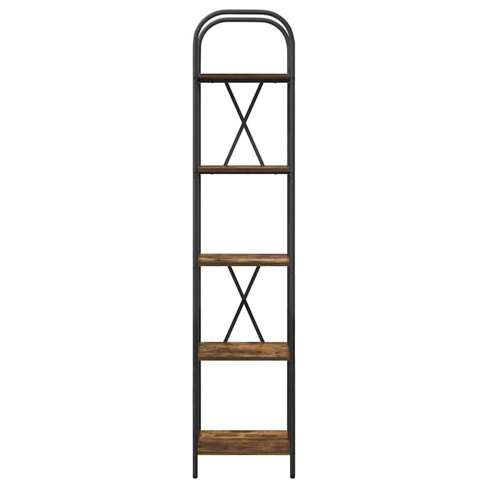 Raft pentru cărți Stejar fumuriu 40 x 30 x 183 cm Lemn compozit - WALTI WALTI