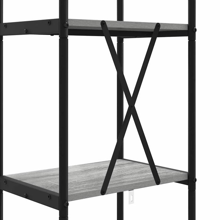 Raft pentru cărți Gri Sonoma 40 x 30 x 183 cm Lemn compozit - WALTI WALTI
