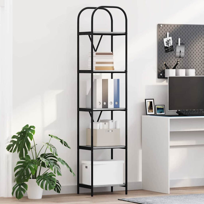 Raft pentru cărți Gri Sonoma 40 x 30 x 183 cm Lemn compozit - WALTI WALTI