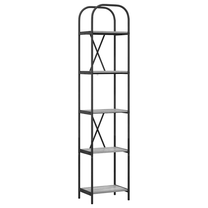 Raft pentru cărți Gri Sonoma 40 x 30 x 183 cm Lemn compozit - WALTI WALTI