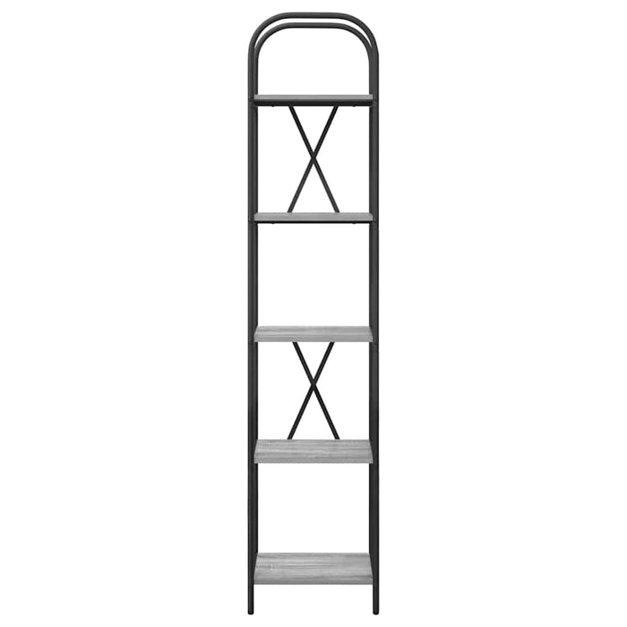 Raft pentru cărți Gri Sonoma 40 x 30 x 183 cm Lemn compozit - WALTI WALTI