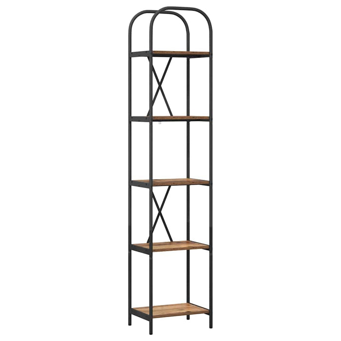 Raft pentru cărți Lemn vechi 40 x 30 x 183 cm Lemn compozit - WALTI WALTI
