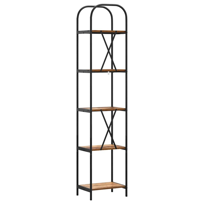 Raft pentru cărți Lemn vechi 40 x 30 x 183 cm Lemn compozit - WALTI WALTI