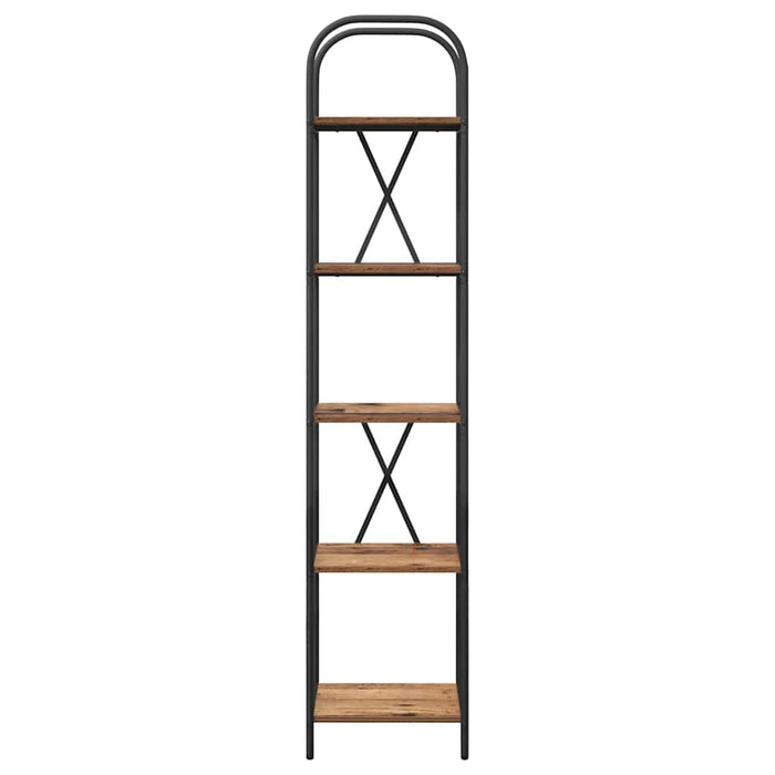 Raft pentru cărți Lemn vechi 40 x 30 x 183 cm Lemn compozit - WALTI WALTI