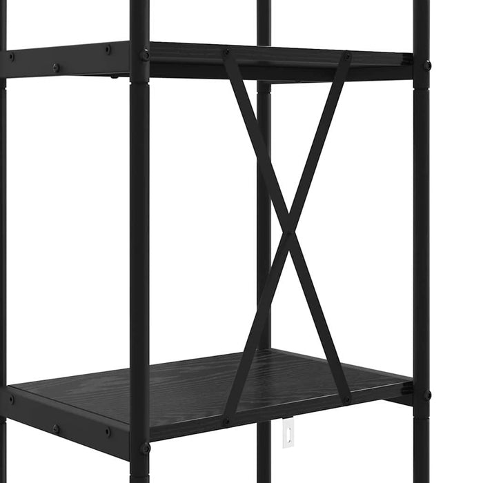 Raft pentru cărți Stejar Negru 40 x 30 x 146 cm Lemn compozit - WALTI WALTI