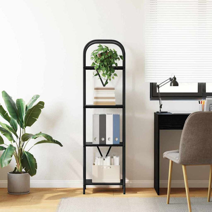 Raft pentru cărți Stejar Negru 40 x 30 x 146 cm Lemn compozit - WALTI WALTI