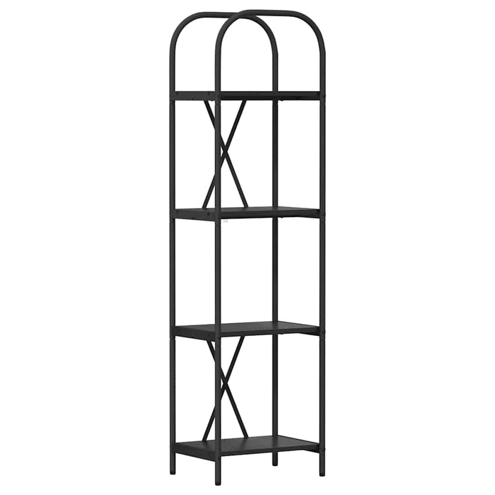 Raft pentru cărți Stejar Negru 40 x 30 x 146 cm Lemn compozit - WALTI WALTI