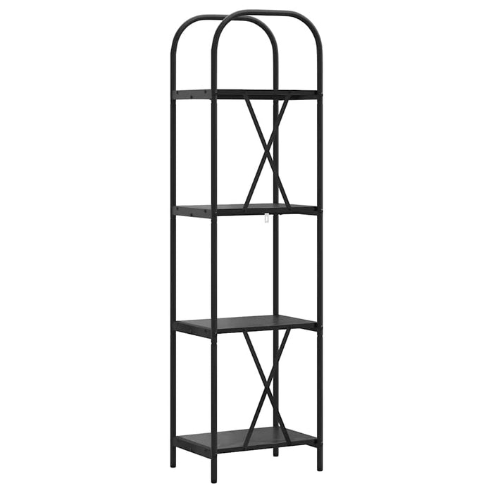 Raft pentru cărți Stejar Negru 40 x 30 x 146 cm Lemn compozit - WALTI WALTI