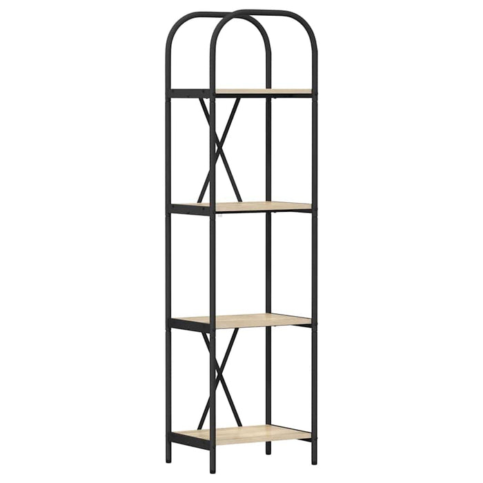Raft pentru cărți Stejar Sonoma 40 x 30 x 146 cm Lemn compozit - WALTI WALTI
