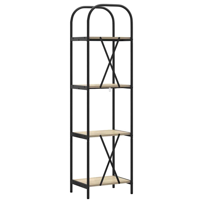 Raft pentru cărți Stejar Sonoma 40 x 30 x 146 cm Lemn compozit - WALTI WALTI