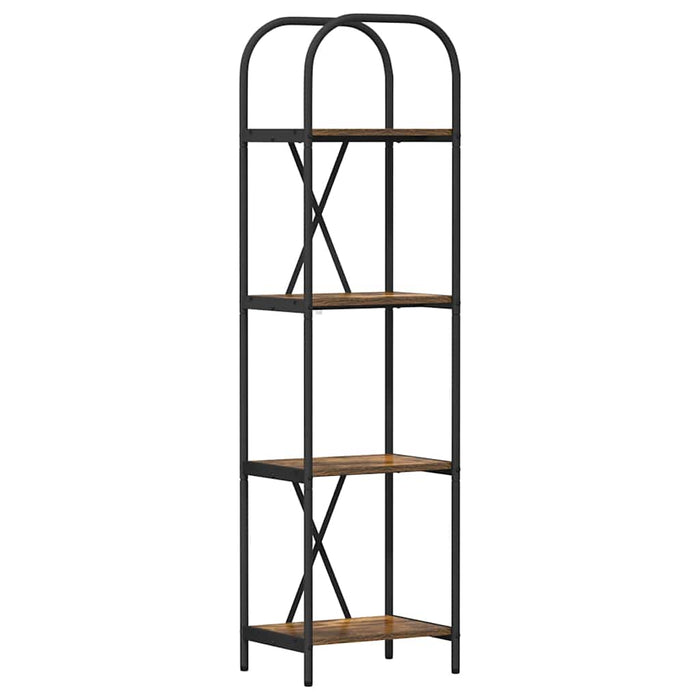 Raft pentru cărți Stejar fumuriu 40 x 30 x 146 cm Lemn compozit - WALTI WALTI