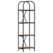 Raft pentru cărți Stejar fumuriu 40 x 30 x 146 cm Lemn compozit - WALTI WALTI