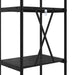 Raft pentru cărți Stejar Negru 40 x 30 x 109 cm Lemn compozit - WALTI WALTI