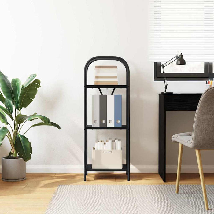 Raft pentru cărți Stejar Negru 40 x 30 x 109 cm Lemn compozit - WALTI WALTI