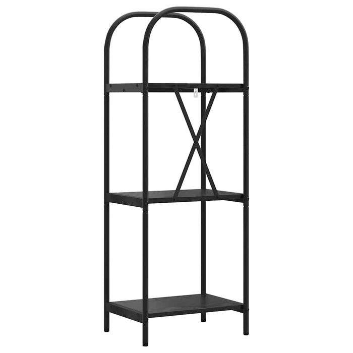 Raft pentru cărți Stejar Negru 40 x 30 x 109 cm Lemn compozit - WALTI WALTI
