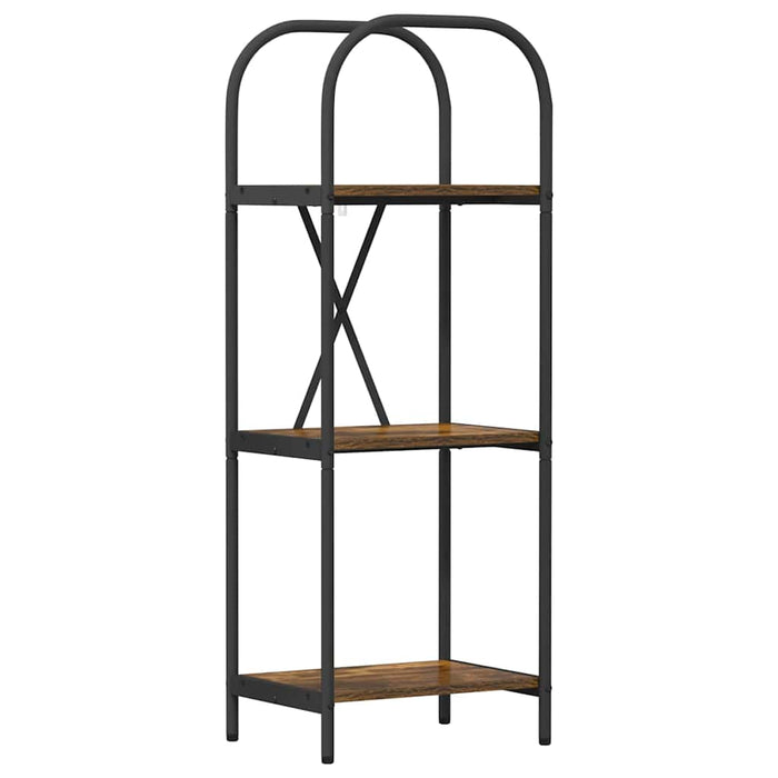 Raft pentru cărți Stejar fumuriu 40 x 30 x 109 cm Lemn compozit - WALTI WALTI