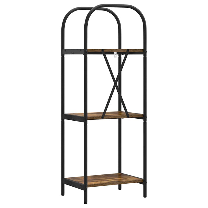 Raft pentru cărți Stejar fumuriu 40 x 30 x 109 cm Lemn compozit - WALTI WALTI