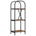 Raft pentru cărți Stejar fumuriu 40 x 30 x 109 cm Lemn compozit - WALTI WALTI