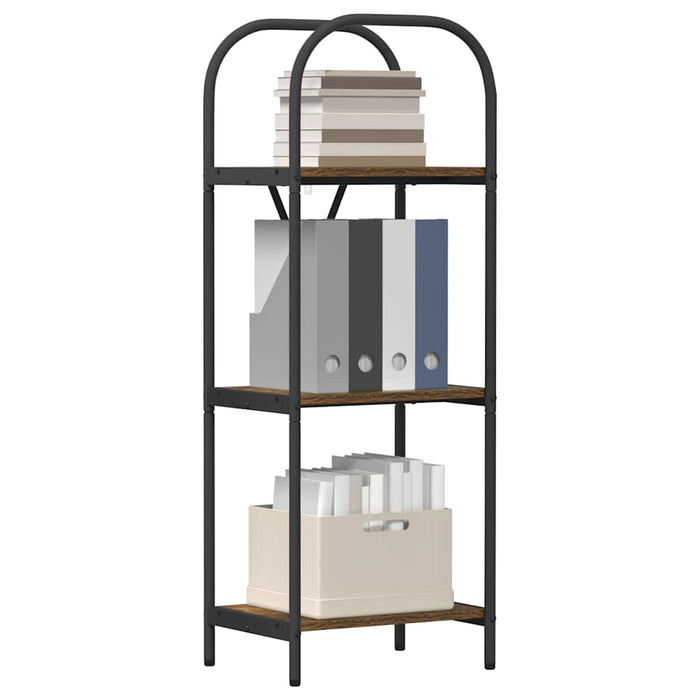 Raft pentru cărți Stejar fumuriu 40 x 30 x 109 cm Lemn compozit - WALTI WALTI
