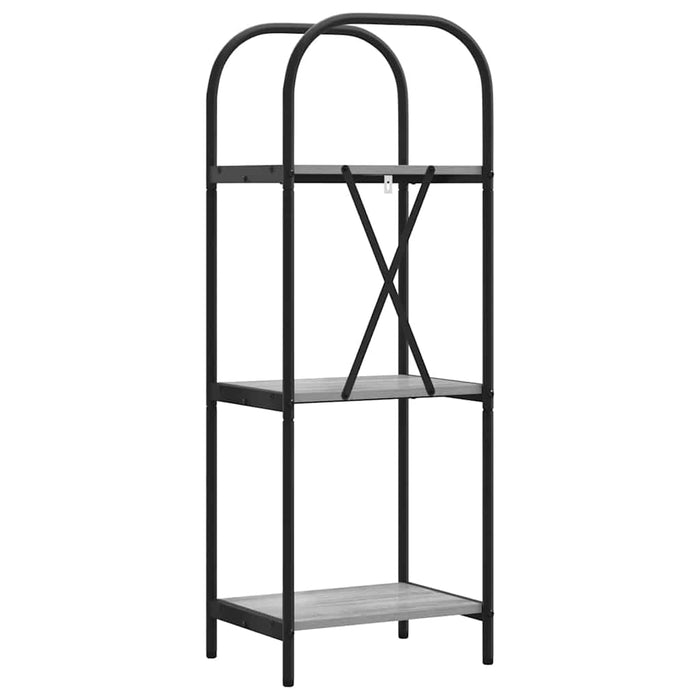 Raft pentru cărți Gri Sonoma 40 x 30 x 109 cm Lemn compozit - WALTI WALTI