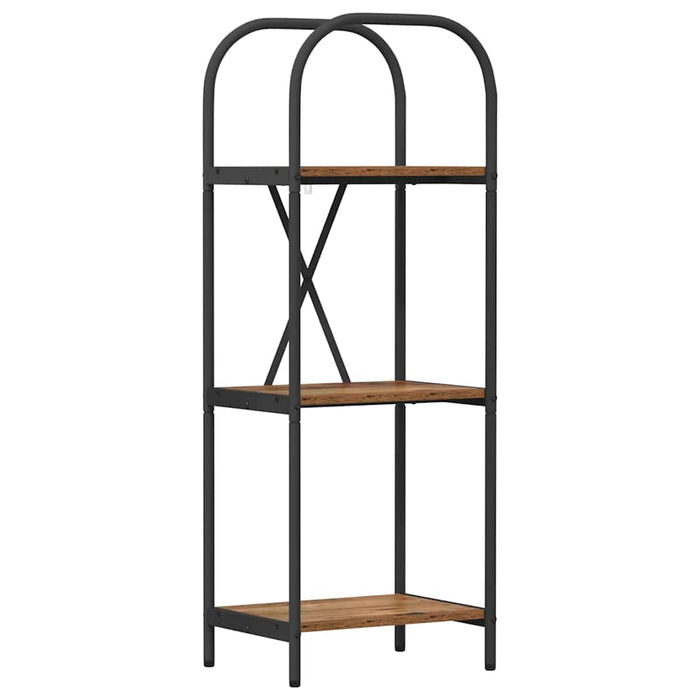Raft pentru cărți Lemn vechi 40 x 30 x 109 cm Lemn compozit - WALTI WALTI