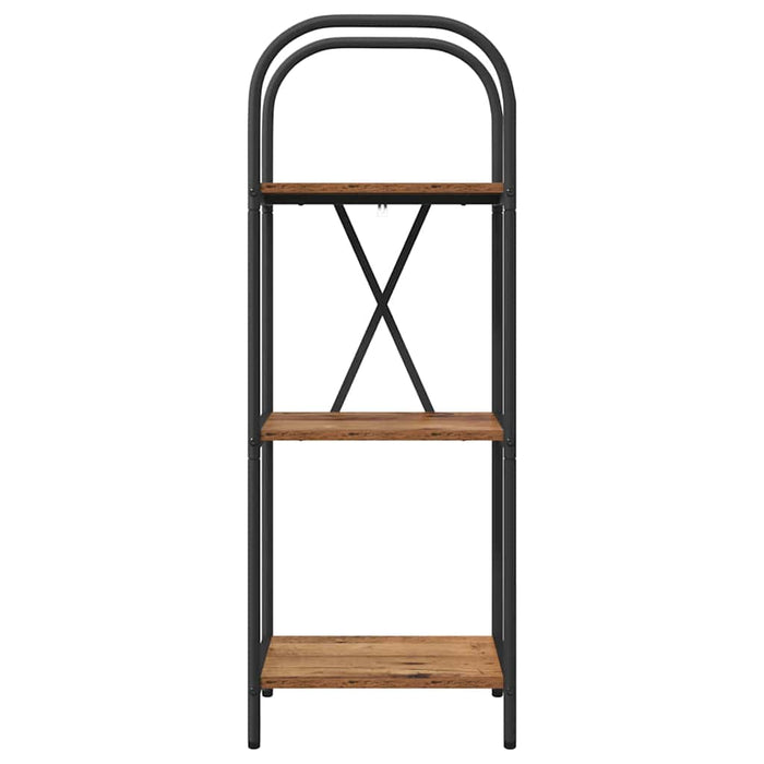 Raft pentru cărți Lemn vechi 40 x 30 x 109 cm Lemn compozit - WALTI WALTI