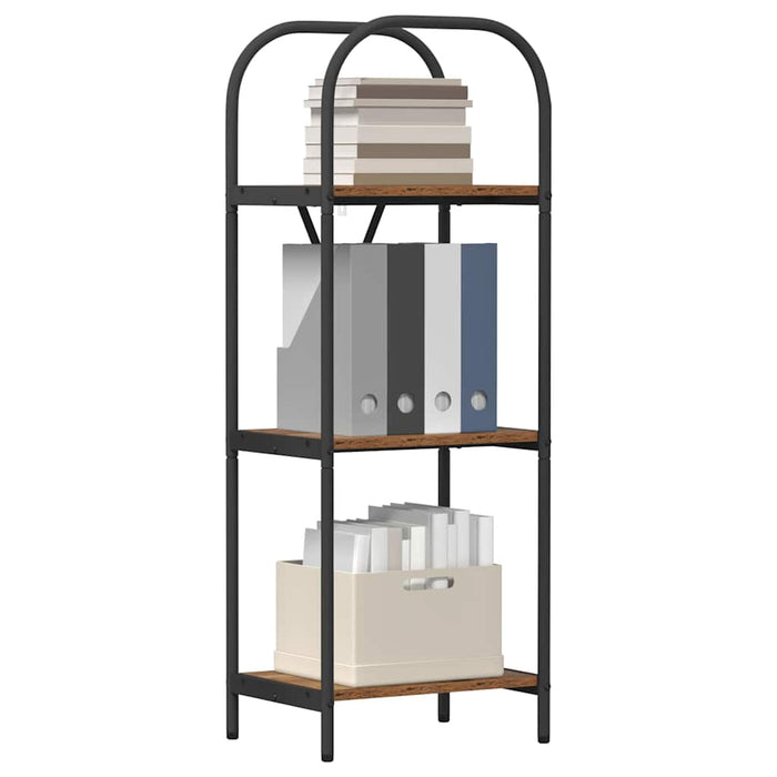 Raft pentru cărți Lemn vechi 40 x 30 x 109 cm Lemn compozit - WALTI WALTI