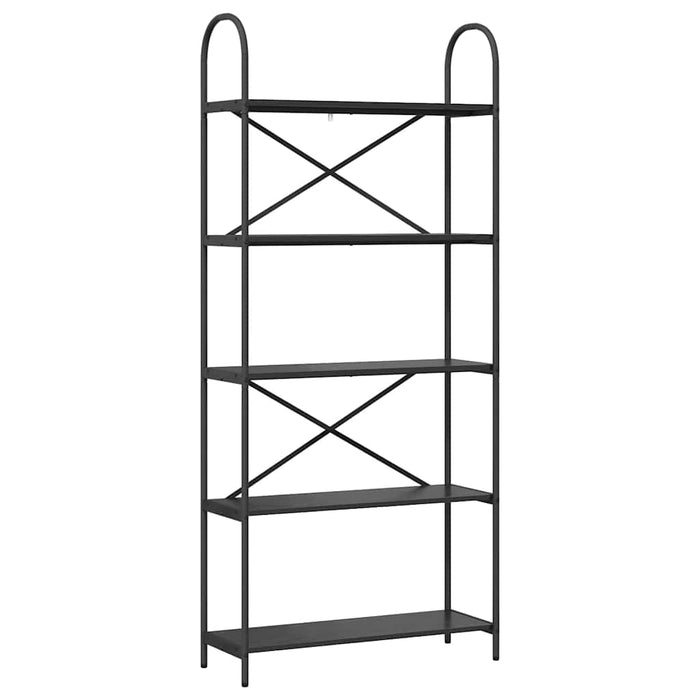 Raft pentru cărți Stejar negru 80 x 30 x 183 cm Lemn compozit - WALTI WALTI