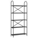 Raft pentru cărți Stejar negru 80 x 30 x 183 cm Lemn compozit - WALTI WALTI