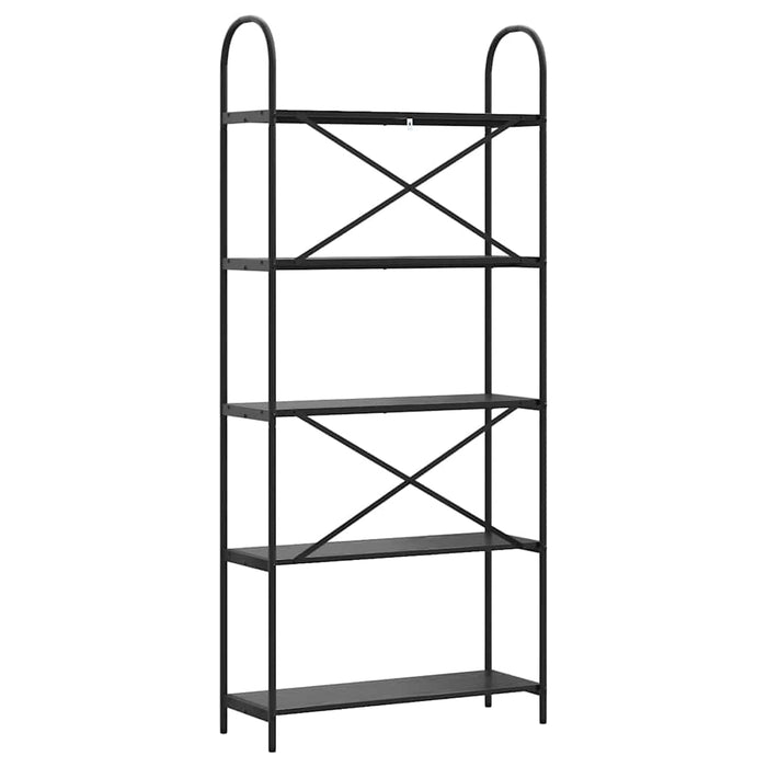 Raft pentru cărți Stejar negru 80 x 30 x 183 cm Lemn compozit - WALTI WALTI