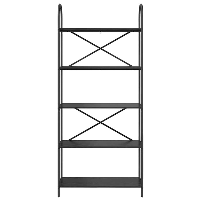 Raft pentru cărți Stejar negru 80 x 30 x 183 cm Lemn compozit - WALTI WALTI