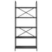 Raft pentru cărți Stejar negru 80 x 30 x 183 cm Lemn compozit - WALTI WALTI