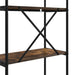 Raft pentru cărți Stejar afumat 80 x 30 x 183 cm Lemn compozit - WALTI WALTI