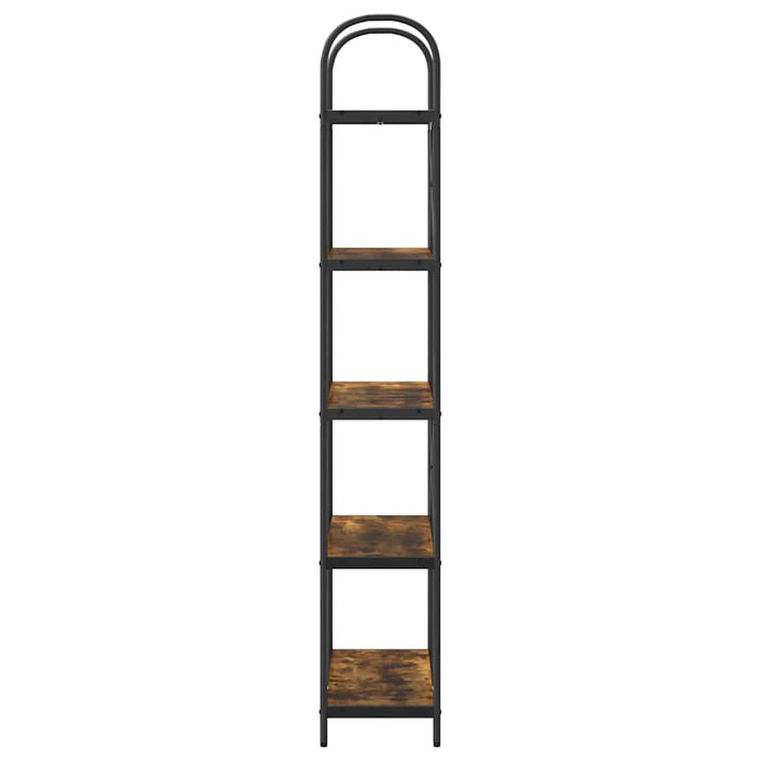Raft pentru cărți Stejar afumat 80 x 30 x 183 cm Lemn compozit - WALTI WALTI