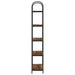 Raft pentru cărți Stejar afumat 80 x 30 x 183 cm Lemn compozit - WALTI WALTI